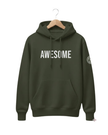 Awesome Masked Hoodie – Olive Edition