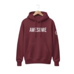 Awesome Masked Hoodie – Dark Scarlet Edition